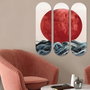 Wallity Cuadro Decorativo de MDF Multicolor (3 Piezas, 70 x 70 cm)